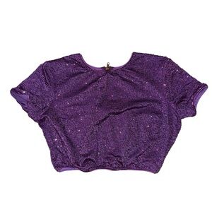 ONE RAD GIRL
One Rad Girl, Alexis Purple Sequin Top